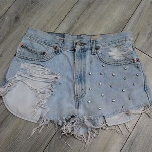 Levi's jean shorts